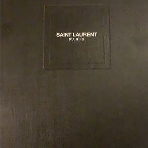 YSL Nero Black Leather Pumps 3in Heel Size 41 US10